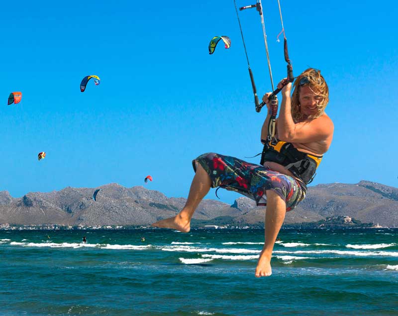 Cursos de kitesurf en Mallorca